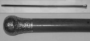 Sir Squire Bancroft's cane