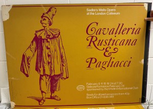 Poster for "Cavalleria Rusticana and Pagliacci"