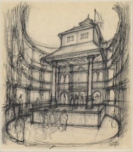 The Globe's interior