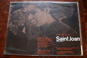 Poster for 'Saint Joan' at the Old Vic