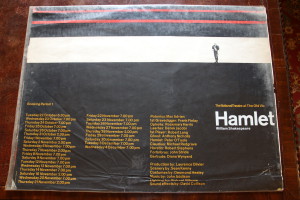 Poster for 'Hamlet' at The Old Vic