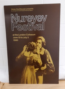 Poster for Nureyev Festival, June 10 to July 5 1980