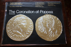 Poster for 'The Coronation of Poppea' at the London Coliseum