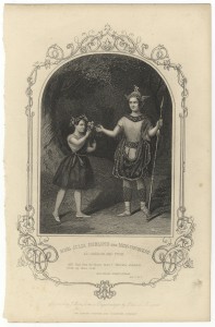 Miss Julia Harland and Miss Conquest as Oberon and Puck