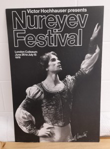 Poster for Nureyev Festival, June 26 to July 15 1978