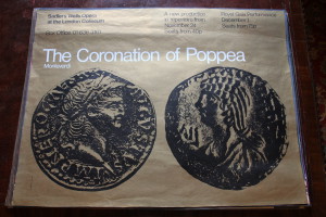 Poster for 'The Coronation of Poppea' at the London Coliseum