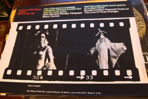Poster for Sadler's Wells Opera at the London Coliseum