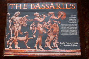 Poster for 'The Bassarids' at the London Coliseum