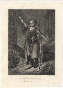 Charlotte Cushman as Meg Merrilies