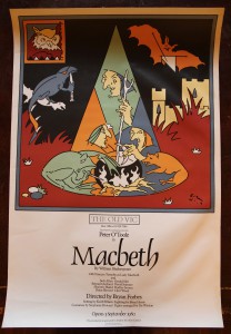 Poster for 'Macbeth' at The Old Vic