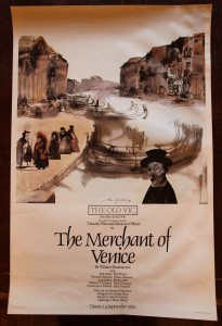 Poster for 'The Merchant of Venice' at The Old Vic