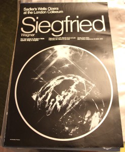 Poster for Siegfried at the London Coliseum