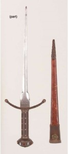 Dagger worn by Sir John Martin-Harvey and Samuel Phelps as Hamlet