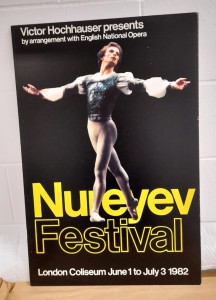 Poster for Nureyev Festival, June 1 to July 3 1982