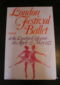 Poster for London Festival Ballet at the London Coliseum 1977