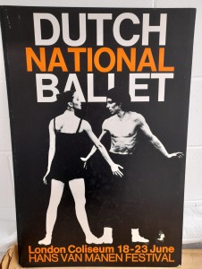 Poster for Dutch National Ballet, Hans van Manen Festival